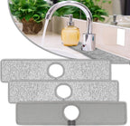 3 Pack Faucet Mat Splash Guard for Kitchen Sink, 18.5 x 4 Inch Faucet Handle by YBB