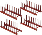 HBlife 4pcs Padauk Dish Drying Rack by HBlife