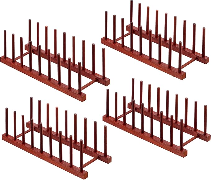 HBlife 4pcs Padauk Dish Drying Rack by HBlife