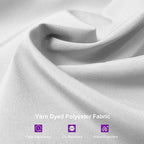 PURPLE LEAF 9'×11.5' Cantilever Patio Umbrella with Base Rectangle Offset Outdoor Umbrella Cover with Zipper for Garden Deck Pool White - Image 7