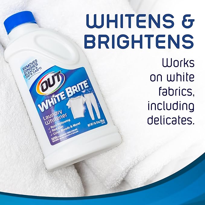 OUT White Brite Laundry Whitener Bleach Alternative, Stain Remover Detergent - Image 6