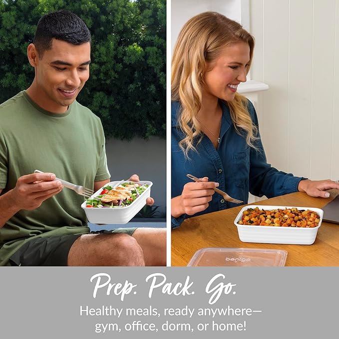 Bentgo 20-Piece Lightweight, Reusable BPA-Free 1-Compartment Containers - Image 3