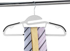 Finnhomy 50 Pack Plastic Hangers, Heavy Duty Clothes Hangers - Image 4