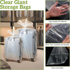 Fainne 10 Pack Extra Large Clear Plastic Storage Bags 32 x 48 Inch 3.94 Mils - Image 3