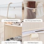 StorageWorks 6-Shelf Jumbo Closet Organizers, Two 3-Shelf Separable Hanging - Image 7