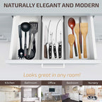 Adjustable Bamboo Drawer Divider Organizers - Image 9