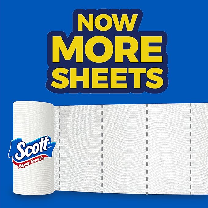 Scott Paper Towels, Choose-A-Sheet, 30 Double Rolls = 60 Regular Rolls - Image 3