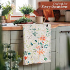 Maison d' Hermine Kitchen Towels Set of 2 100% Cotton 27.50" x 20" Reusable - Image 5