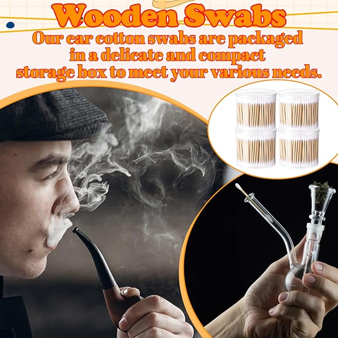 1200pcs XL Cotton Swabs Mops - Image 3