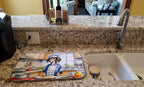 Caroline's Treasures DAC6318DDM Saluki The Chef Dish Drying Mat Absorbent Dish - Image 2