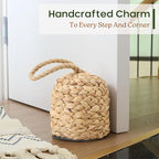 4.4lbs Natural Door Stopper for Bottom of Door Decorative Heavy Duty Door Stop - Image 5