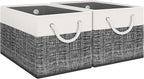 Fab totes Storage Bins, Foldable Storage Baskets by Fabtotes