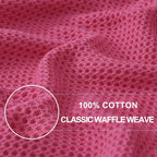 Homaxy 100% Cotton Waffle Weave Kitchen Dish Towels, Ultra Soft Absorbent Quick - Image 2