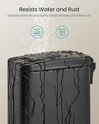 SONGMICS Bathroom Trash Can, 2.6 Gallon Small Trash Bin - Image 4