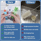 Cup Lid Cleaning Brush, 3 in 1 Lid Cleaner - Image 6