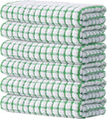 Kitinjoy Cotton 6 Pack Terry Kitchen Towels, 16 x 25 Inches Super Soft and by Kitinjoy