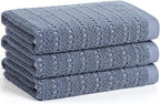 SALAS Kitchen Dish Towels, Bulk Cotton Kitchen Hand Towels, 390 GMS Plaid Dish by Unknown