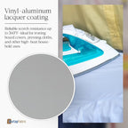 60" Heat Resistant Thermal Silver Fabric by The Yard – Insulated Material - Image 2