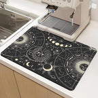 Dish Drying Mat for Multiple Usage. Super Absorbent, Easy clean, Quick dry by Mokiwala