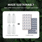 RECYCO Waffle Kitchen Towel Set of 2 - Image 5