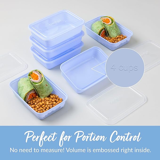 Bentgo Prep - 20-Piece 1-Compartment Reusable Meal Prep Containers - Image 6