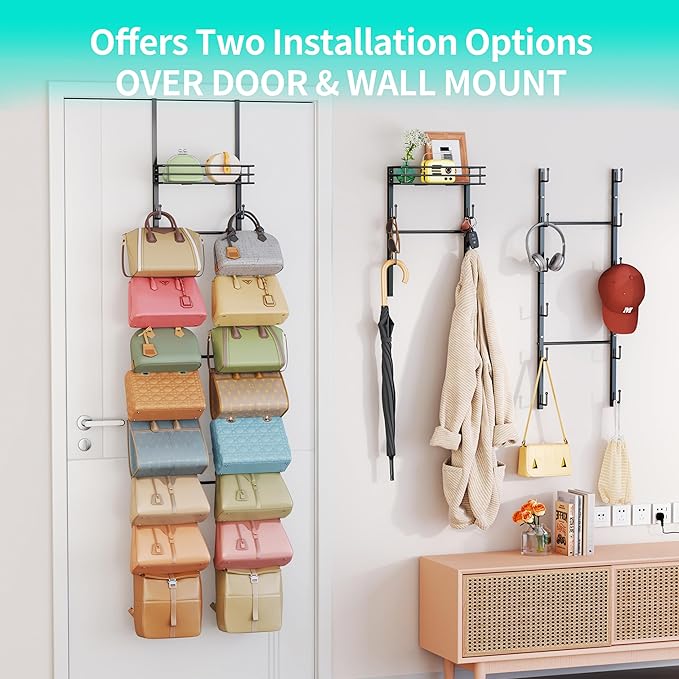 HapiRm Over The Door Purse Organizer - Image 7