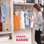 Neaties Plastic Hangers 30 Pack – Made in The USA – 6lb Capacity Standard - Image 5
