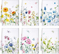 Geyoga 6 Pcs Spring Floral Kitchen Towels Flamingo Dish Hand Towels Sunflower by Geyoga