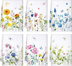 Geyoga 6 Pcs Spring Floral Kitchen Towels Flamingo Dish Hand Towels Sunflower by Geyoga