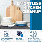 XXL Silicone Dish Drying Mat for Kitchen Counter or Under Sink, Waterproof Pet - Image 5