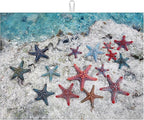 Sea Stars Dish Drying Mat for Kitchen Counter Microfiber Absorbent Dish Kitchen by VisittheDuibelproduct