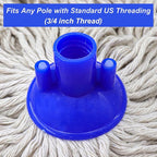 Cotton String Screw on Mop Replacement Head Compatible - Image 5