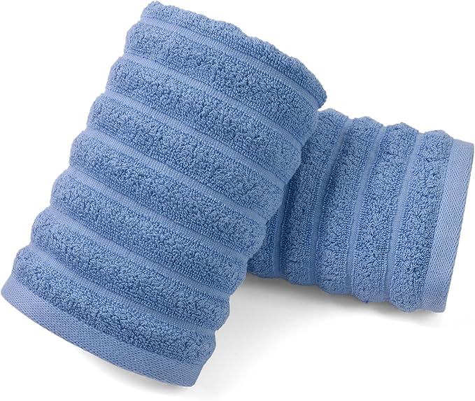 Jacquotha Ribbed Hand Towels for Bathroom, Hotel & Spa Quality Soft Hand Towel by Jacquotha