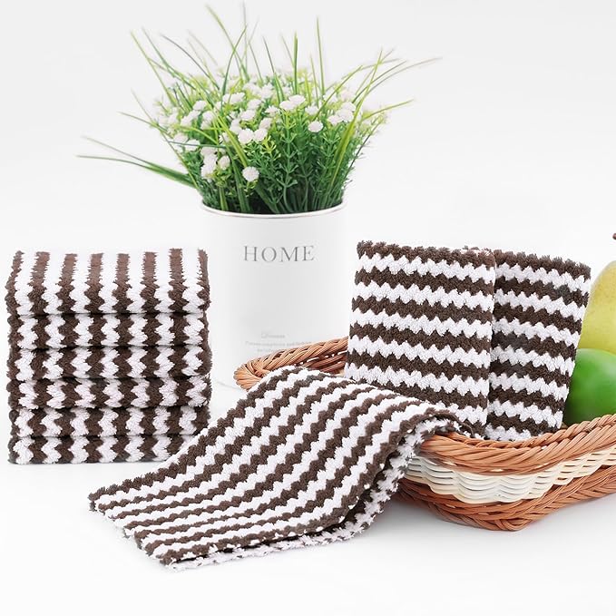 Homaxy 24 Pack Kitchen Dish Cloths, Ultra Soft and Absorbent Dish Towels - Image 6