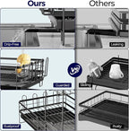 2 Tier Large Dish Drying Rack, Expandable Dish Rack - Image 7