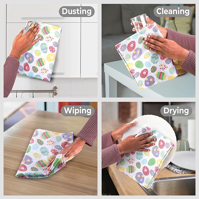 Urban Villa Kitchen Towels Set of 6 Dish Towels - Image 5
