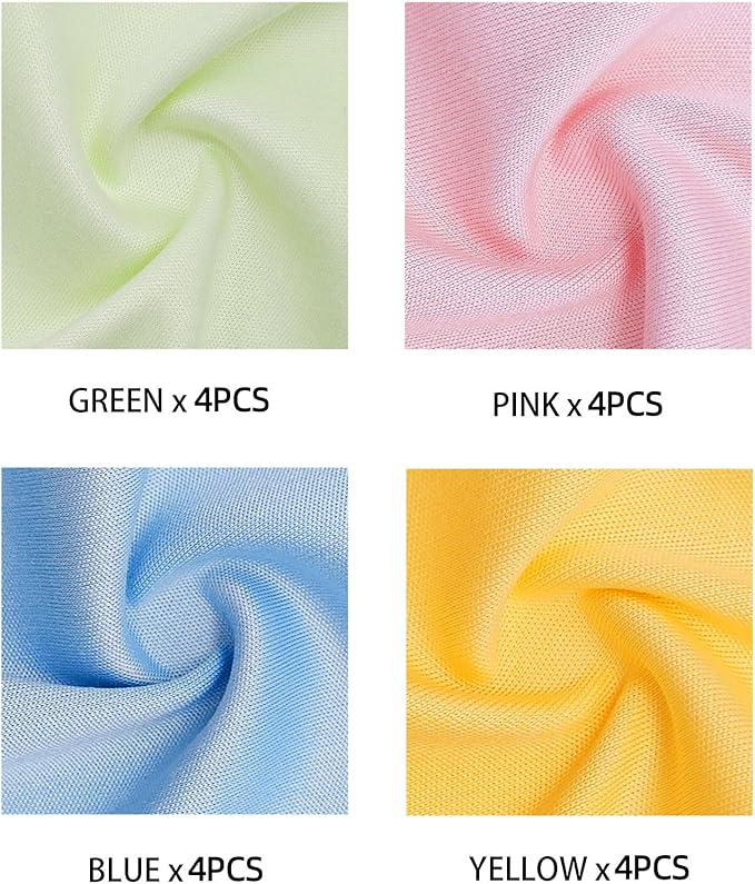 AIMI Assorted Colors Microfiber Cleaning Cloths - Image 3