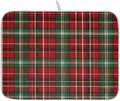 Christmas Red Green Buffalo Checkered Dish Drying Mat by ALAZA