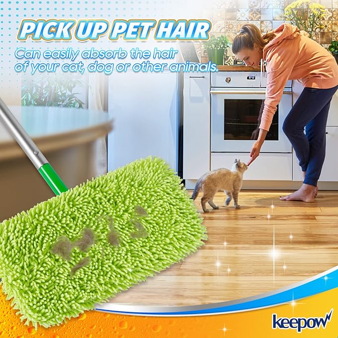 KEEPOW Reusable Mop Pads Compatible - Image 5