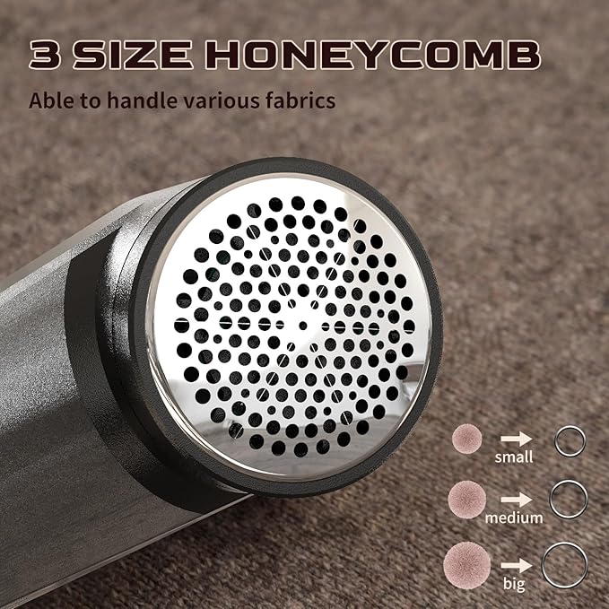 Fabric Shaver, Lint Remover for Clothes, Effectively and Quickly Remove Pills - Image 2