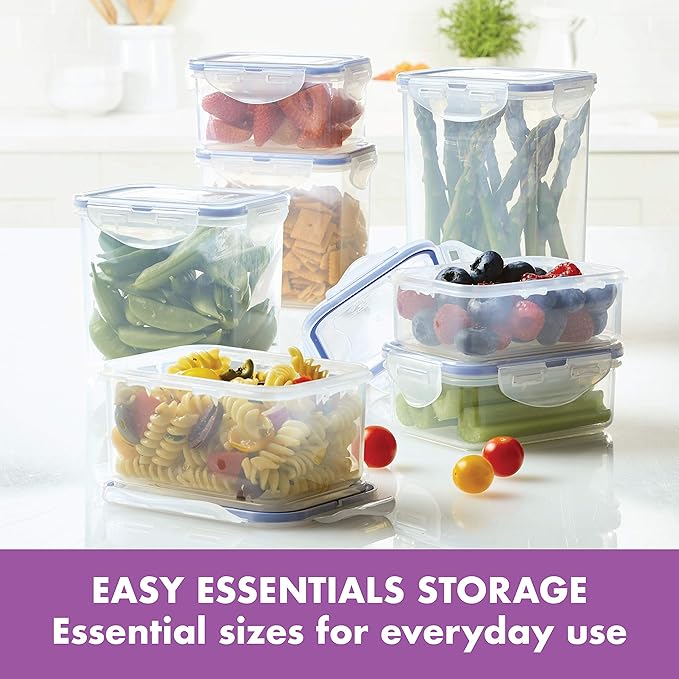 LOCK & LOCK Easy Essentials Food Storage lids/Airtight containers, BPA Free - Image 3