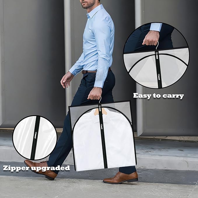 Garment Bags for Hanging Clothes, Dress Bags for Gowns Long - Image 4