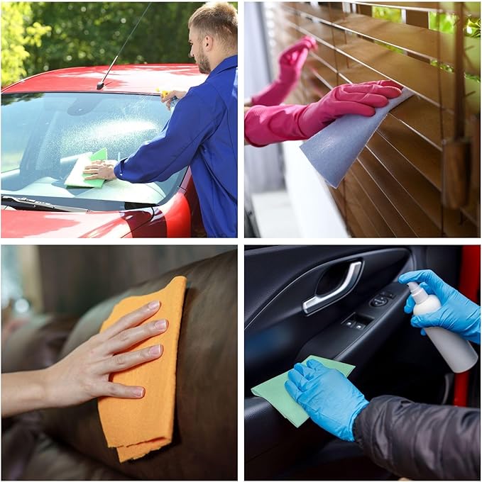 10 Pack Extra Large Original German Holiday Shammy Cloths Chamois Towels Super - Image 5