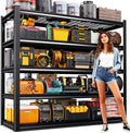72" H Garage Shelving Heavy Duty Storage Shelves, Adjustable Metal Shelving Unit, Utility Garage Organizer Shelf for Basement, Pantry, Kitchen, Warehouse, Supermarket, 59" W x 19.7" D x 72" H by Unknown