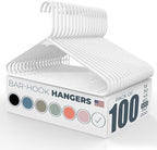 Neaties Plastic Hangers 100 Pack – Made in The USA – 6lb Capacity Standard by NeatiesHangers