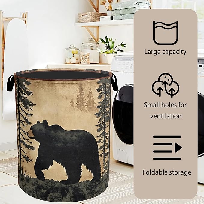 Bear Mountain Laundry Basket - Image 7