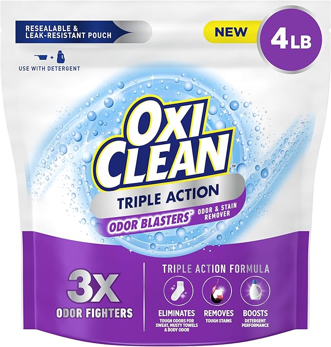 OxiClean Triple Action Odor Blasters, Removes Stains and Eliminates Tough Odors by OxiClean
