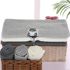 3 Pcs Cat Bathroom Hand Towels Set Cute Black Cat Embroidered Decorative Funny - Image 5