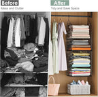6-Tier Closet Hanging Organizer Shelves, Hanging Closet Organizer and Storage - Image 6