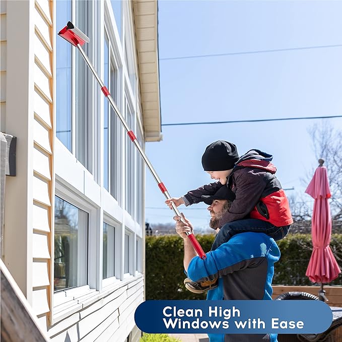 DSV Standard Window Squeegee, 2-in-1 Window Cleaner - Image 3